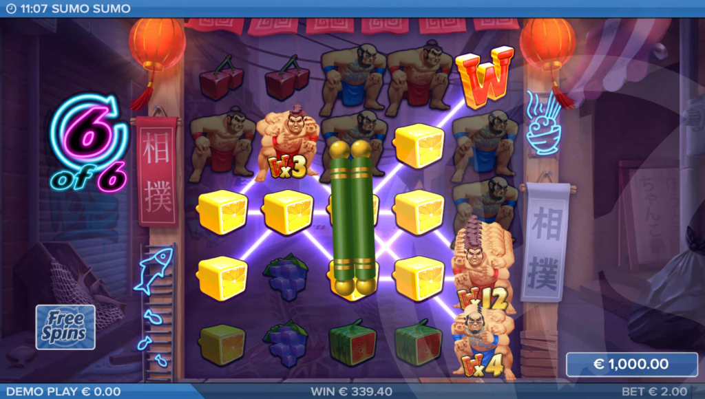 Sumo Spins Demo